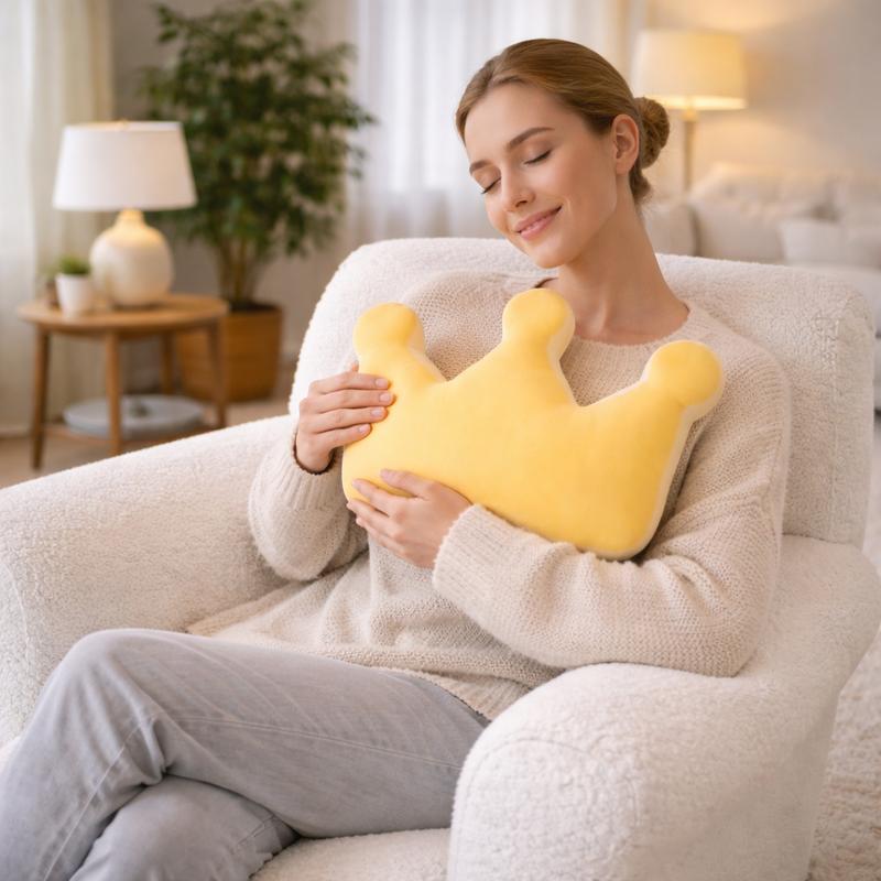 Femme Coussin Couronne