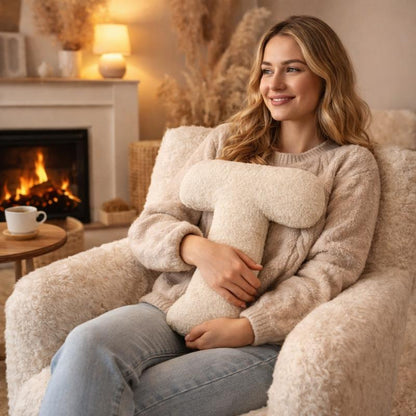 Femme Coussin Lettre T