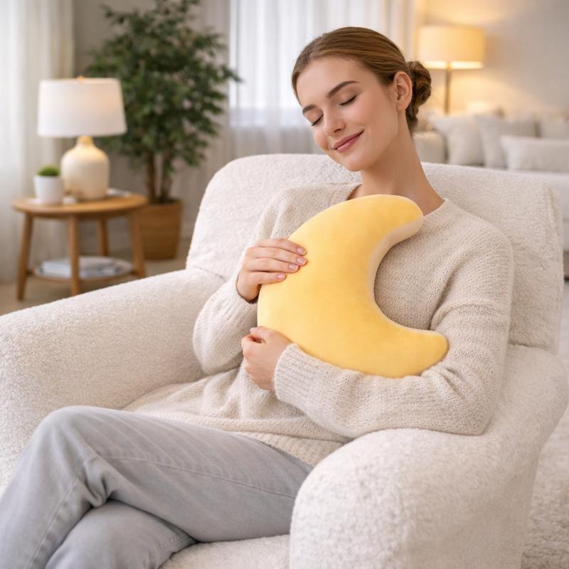 Femme Coussin Lune
