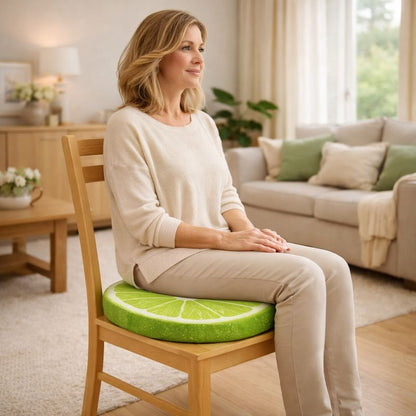 Femme Coussin de Chaise Fruit citron