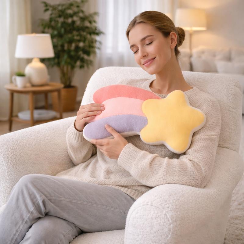 Femme Coussin Étoile Filante