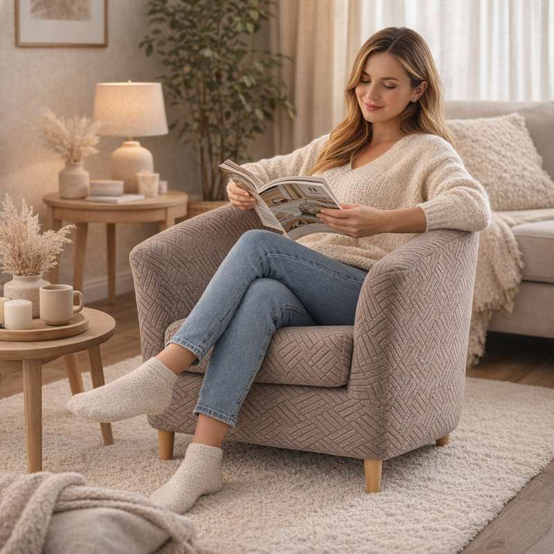 Femme Housse Fauteuil Cabriolet Extensible​ taupe
