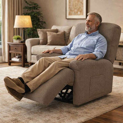 Homme Housse Fauteuil Relax taupe