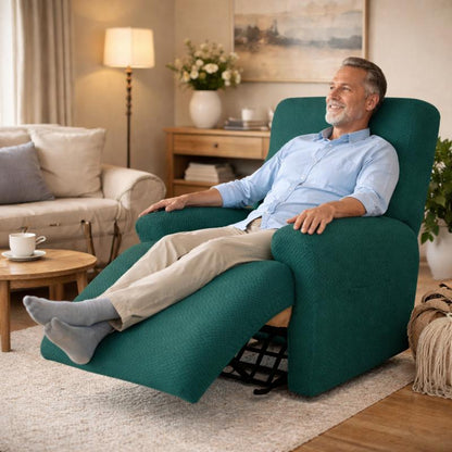 Homme Housse Fauteuil Relax vert canard