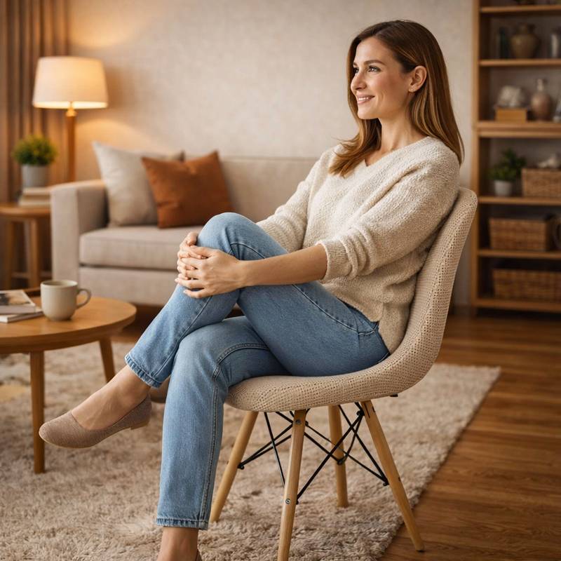 Femme Housse de Chaise Extensible​ Imperméable beige