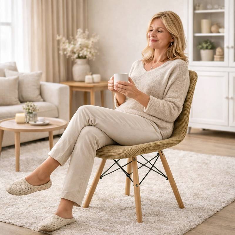 Femme Housse de Chaise Extensible​ Imperméable kaki