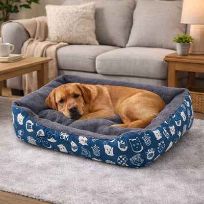 Cien Panier Confortable pour Chien bleu