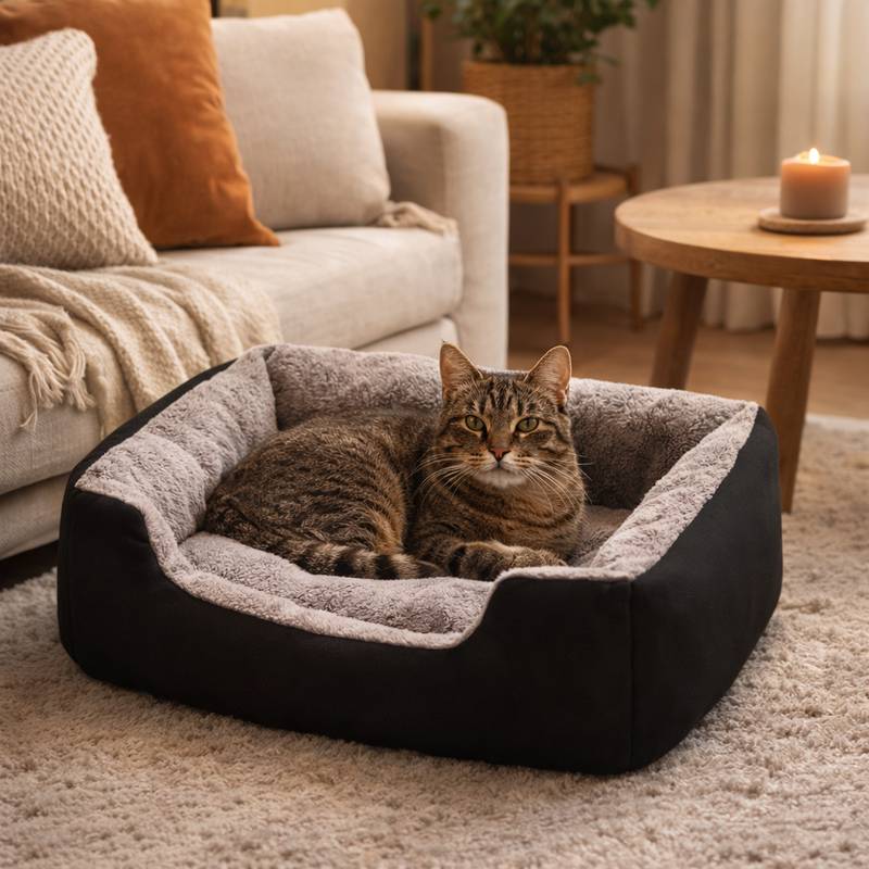 Chat Panier pour Chat noir