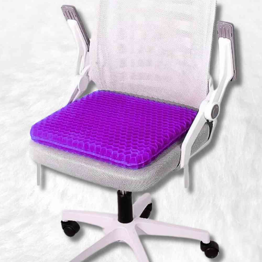 Coussin Anti-Escarre Fessier Gel​ sur un fauteuil
