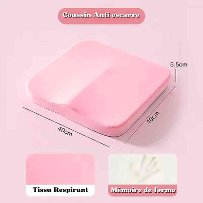La taille du Coussin Anti-Escarre Fessier rose