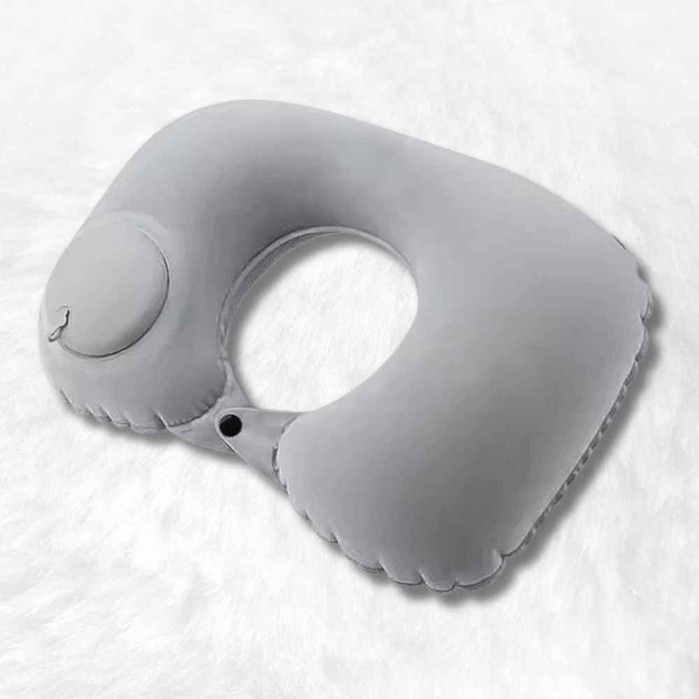 Coussin Avion Gonflable​ Facile gris