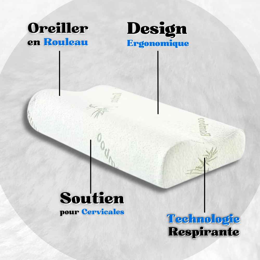 Informations sur ce Coussin Cervical Bambou blanc