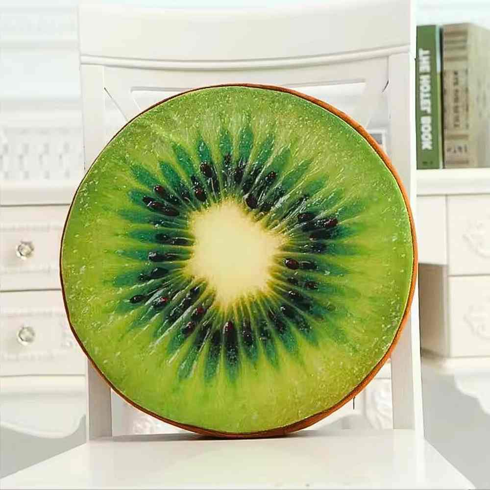 Une maison avec le Coussin de Chaise Fruit kiwi