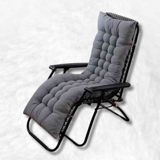Coussin Chaise Longue gris