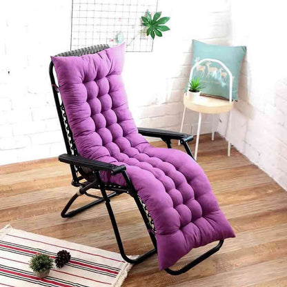 Coussin Chaise Longue rose comme un transat