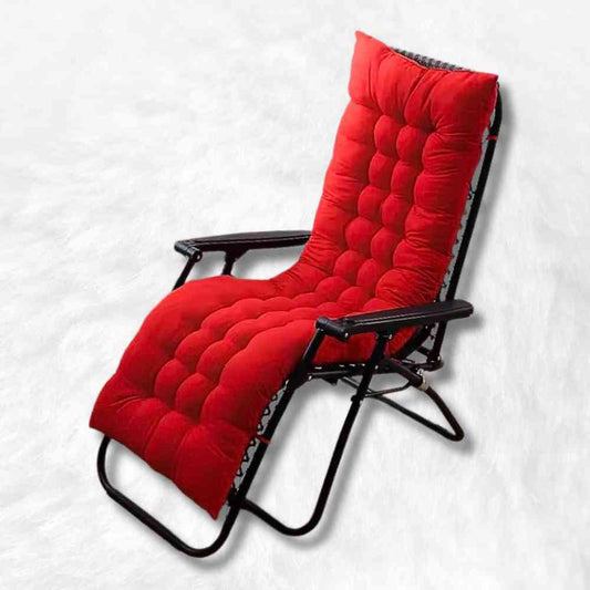 Coussin Chaise Longue rouge