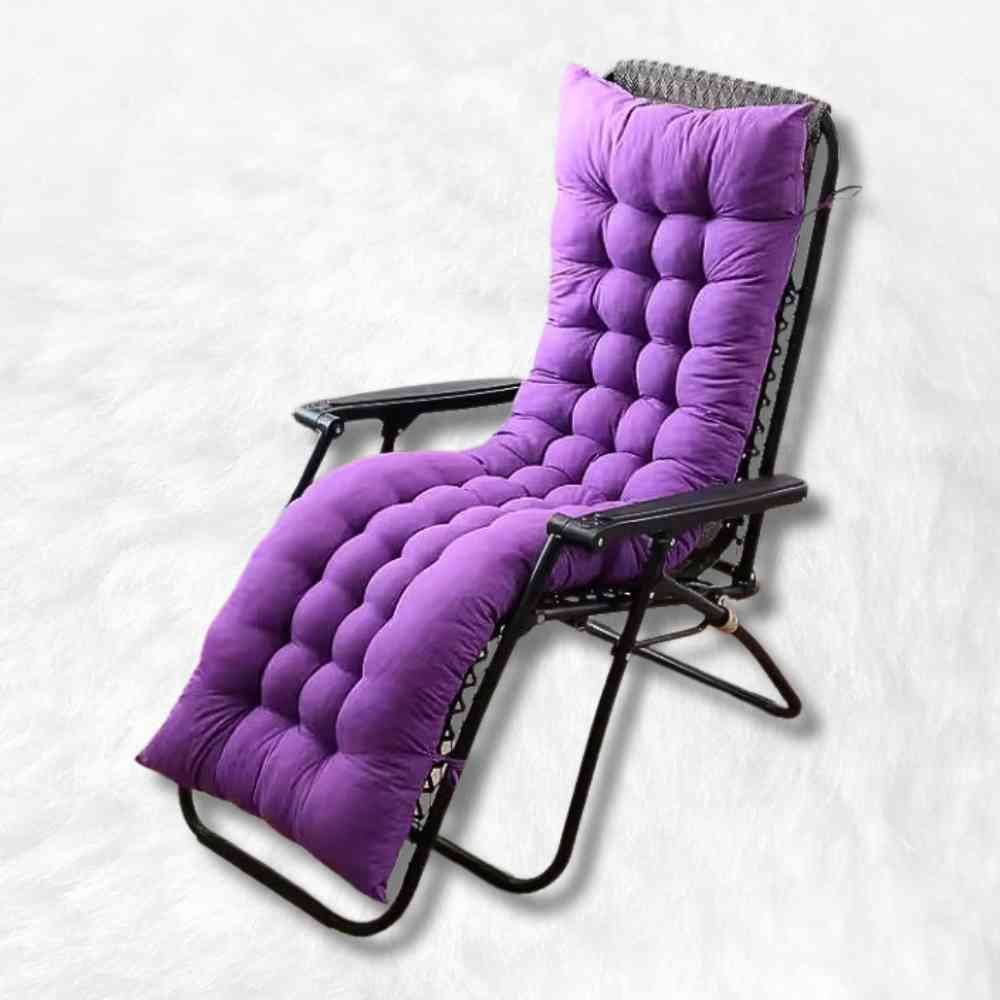 Coussin Chaise Longue violet