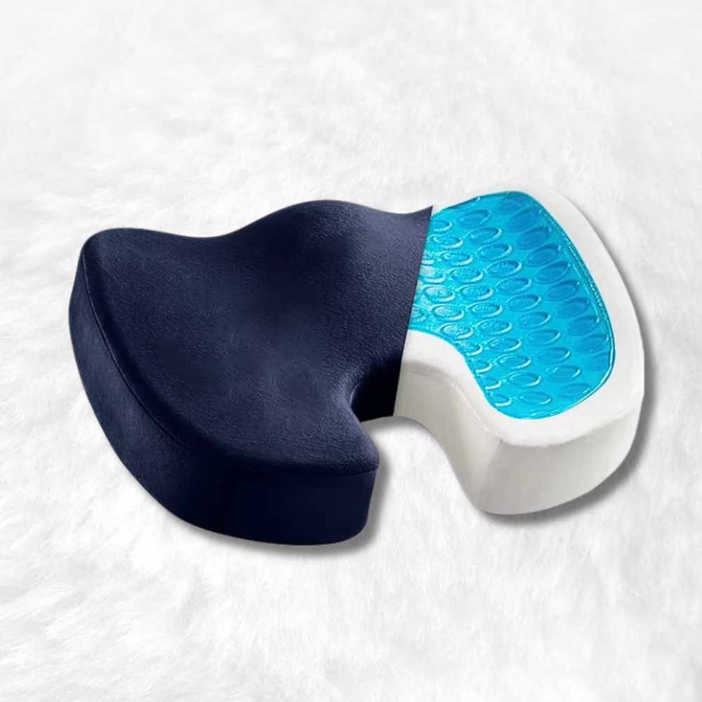 Coussin coccyx en gel avec découpe ergonomique en U