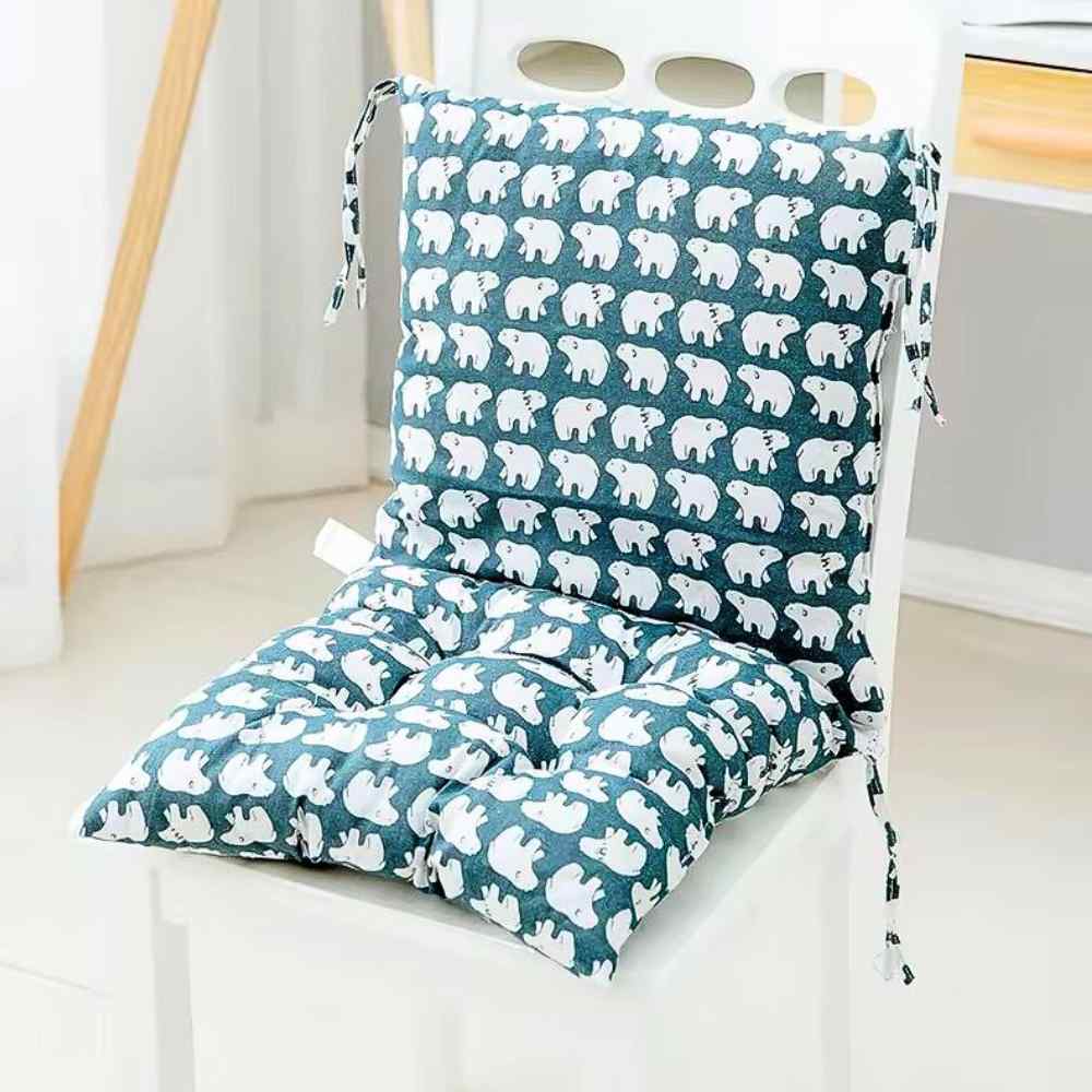 Coussin de Chaise avec Dossier​ bleu pour une maison