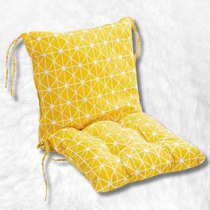 Coussin de Chaise avec Dossier​ jaune