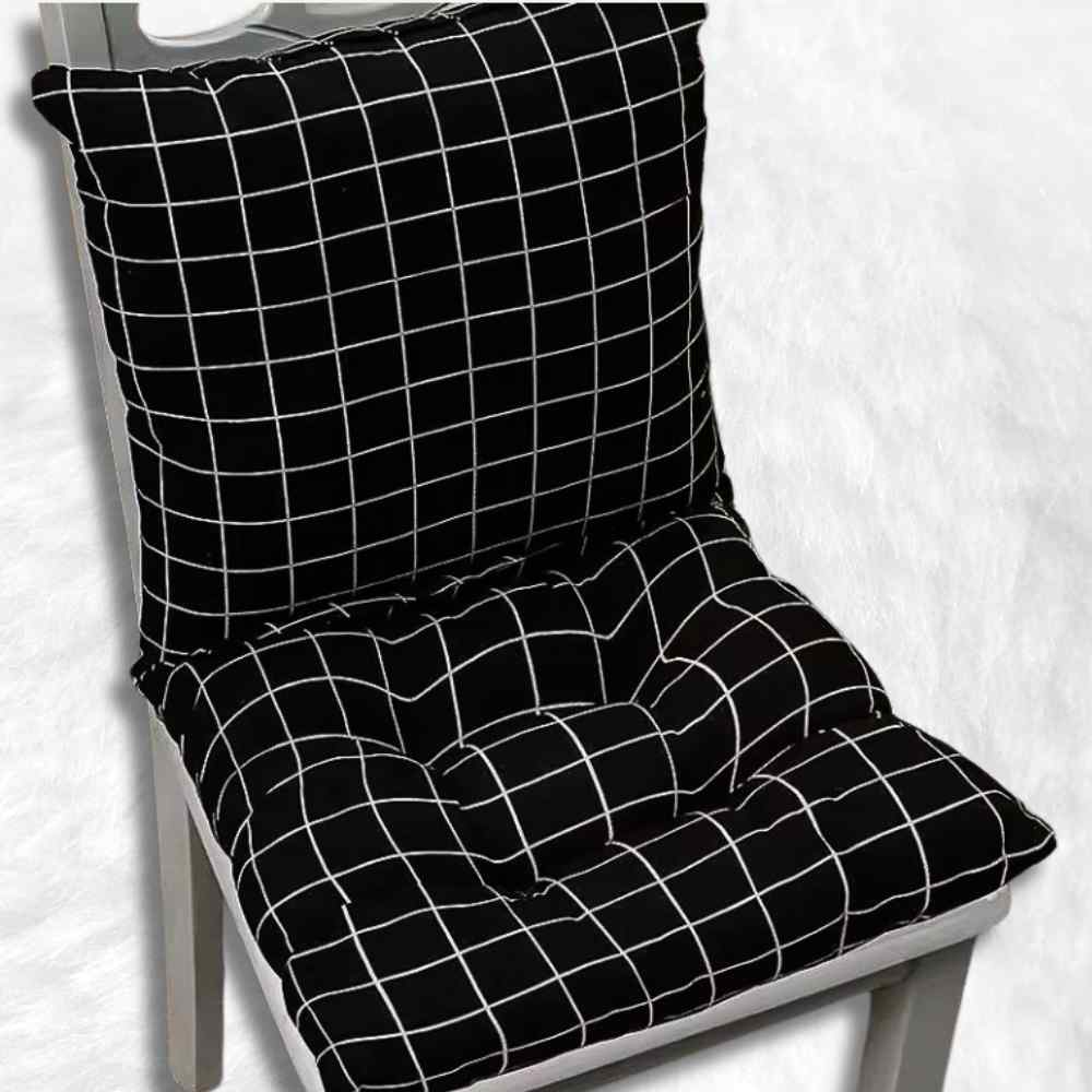 Coussin de Chaise avec Dossier​ noir