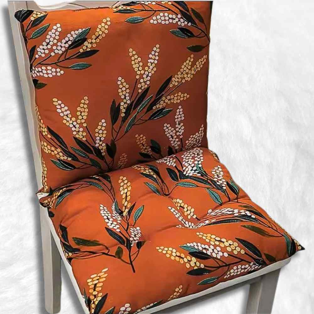 Coussin de Chaise avec Dossier​ orange