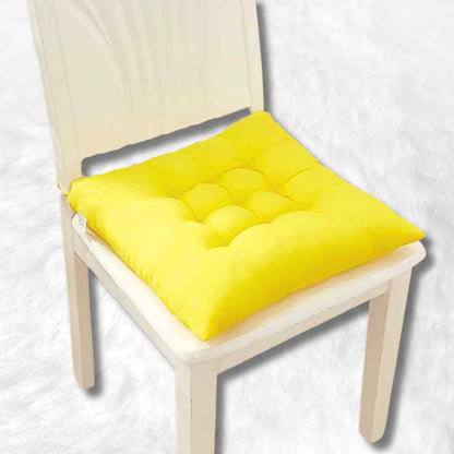 Coussin de Chaise Carré jaune