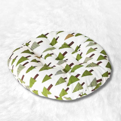 Coussin de Chaise Rond​ Sapin blanc