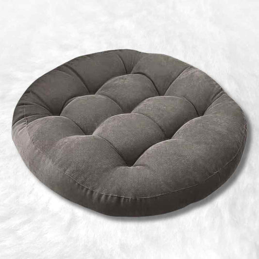 Coussin de Sol Rond gris