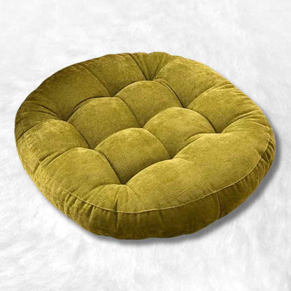 Coussin de Sol Rond kaki