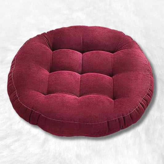Coussin de Sol Rond rouge