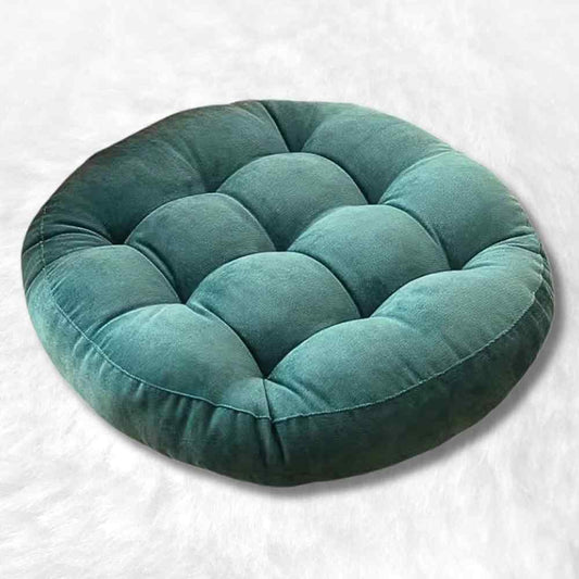 Coussin de Sol Rond vert
