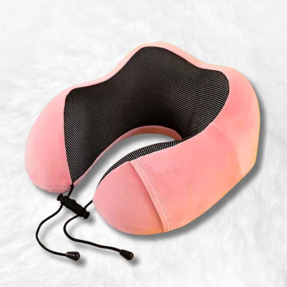 Coussin de Voyage Mémoire de Forme​ rose