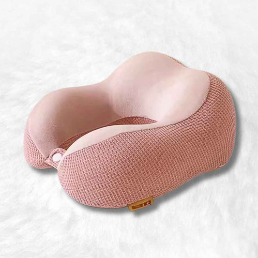 Coussin de Voyage Voiture​ rose