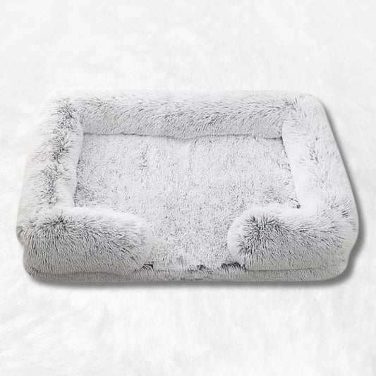Coussin Anti-stress Déhoussable Neige pour Chien 