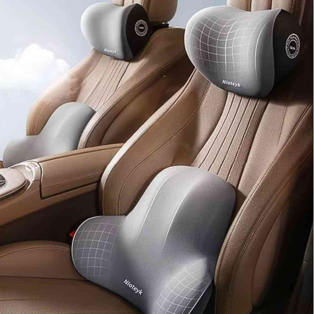 Coussin dos voiture sur un siège