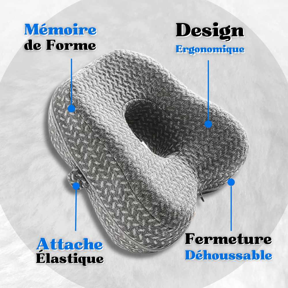 Informations sur ce Coussin Ergonomique genoux​ gris 