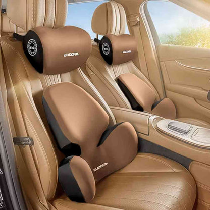 Les sièges auto avec le Coussin Ergonomique pour Voiture marron​