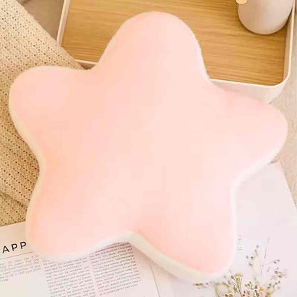 Coussin Étoile rose