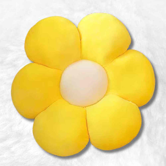 Coussin Fleur jaune