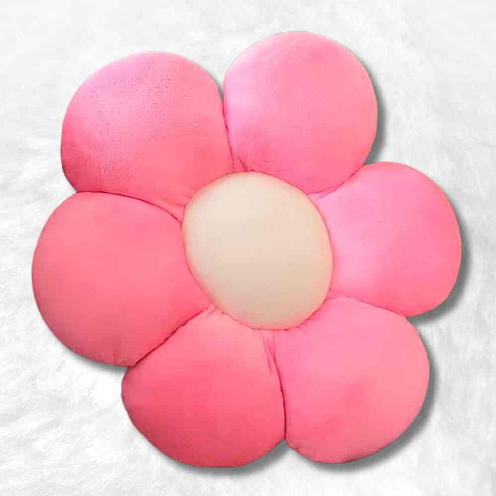 Coussin Fleur rose
