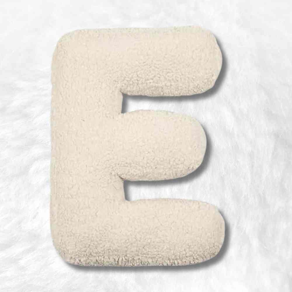 Coussin Lettre E