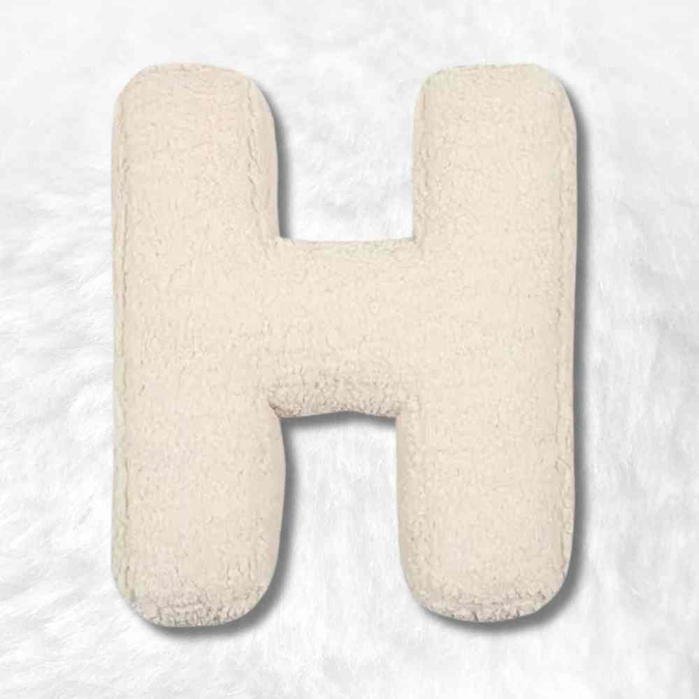 Coussin Lettre H