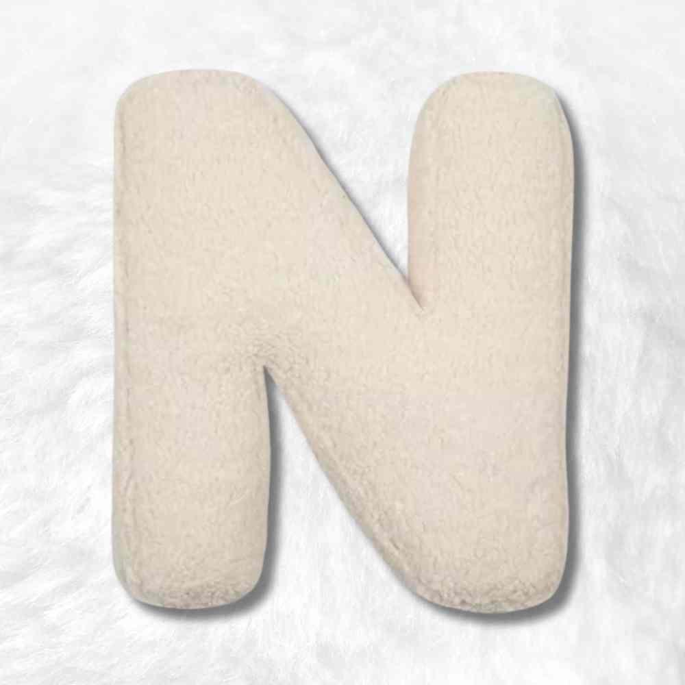 Coussin Lettre N
