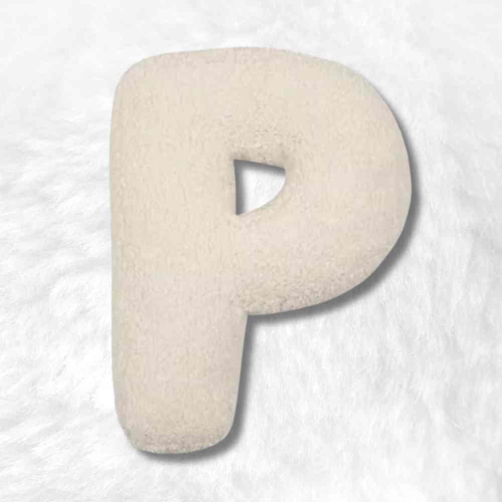 Coussin Lettre P