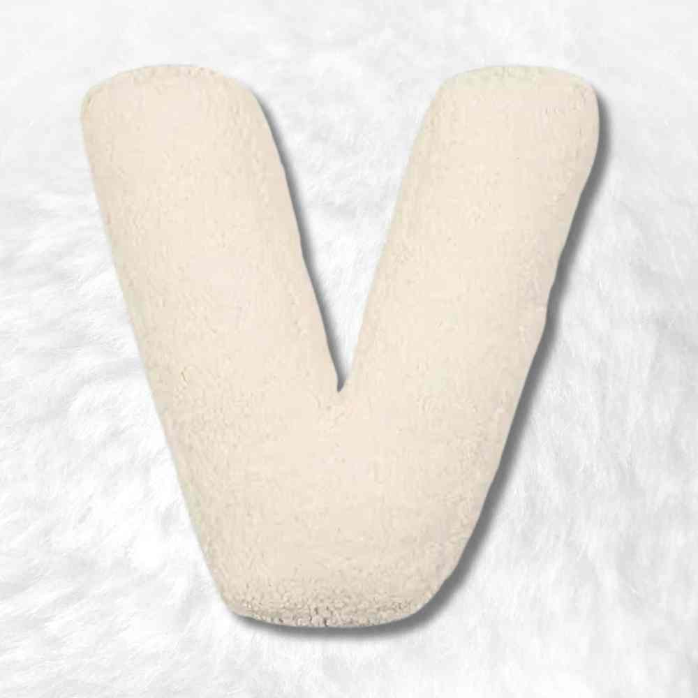 Coussin Lettre V