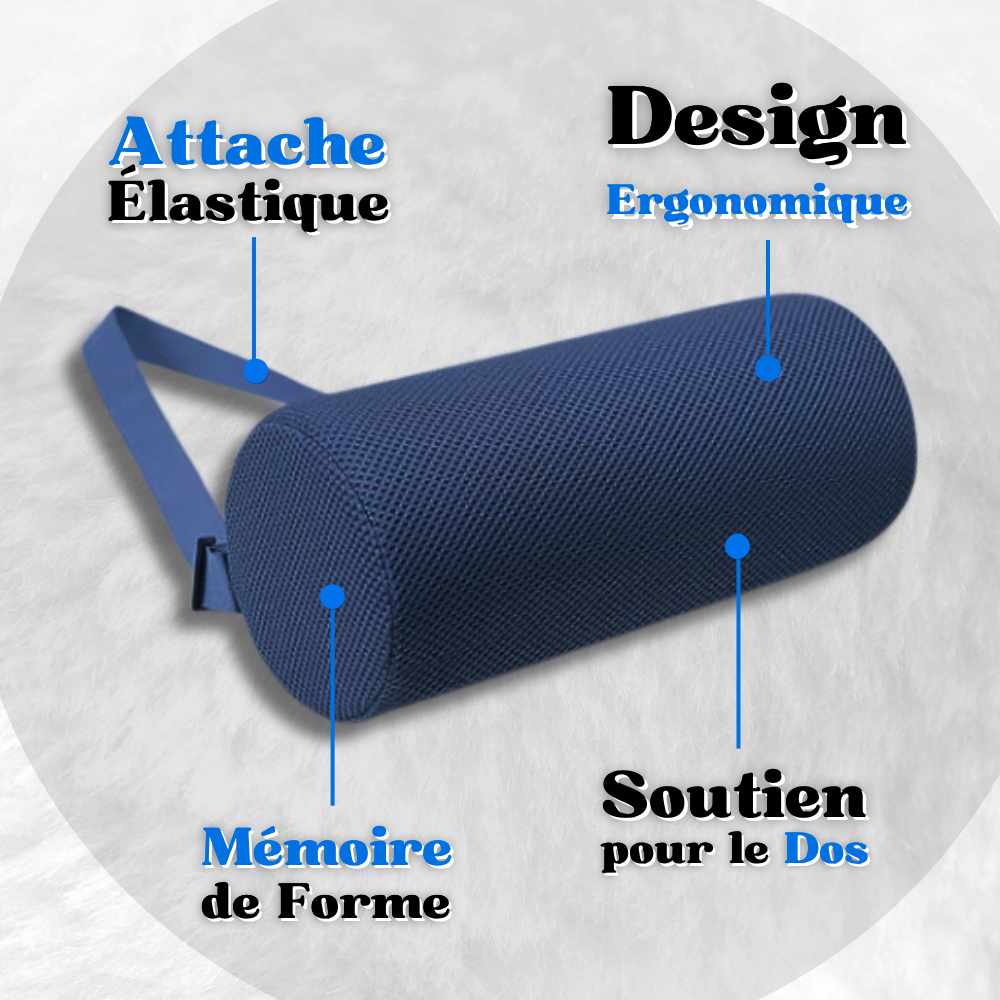 Détails du Coussin Lombaire Siège de bureau bleu