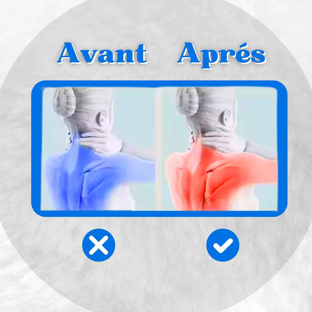 Coussin Massant Chauffant Cervicales Électrique​ pour soulager les douleurs