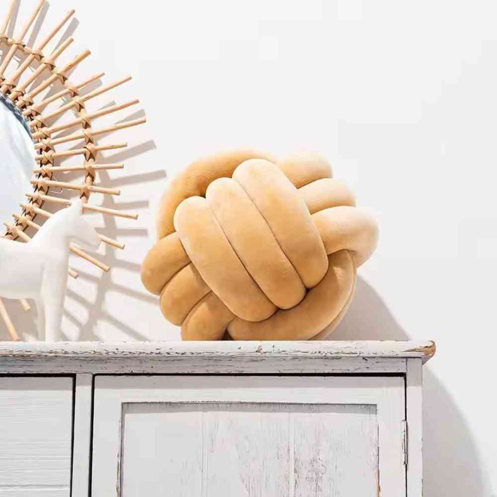 La décoration avec le Coussin Noeud​ Beige