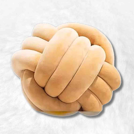 Coussin Noeud​ Beige
